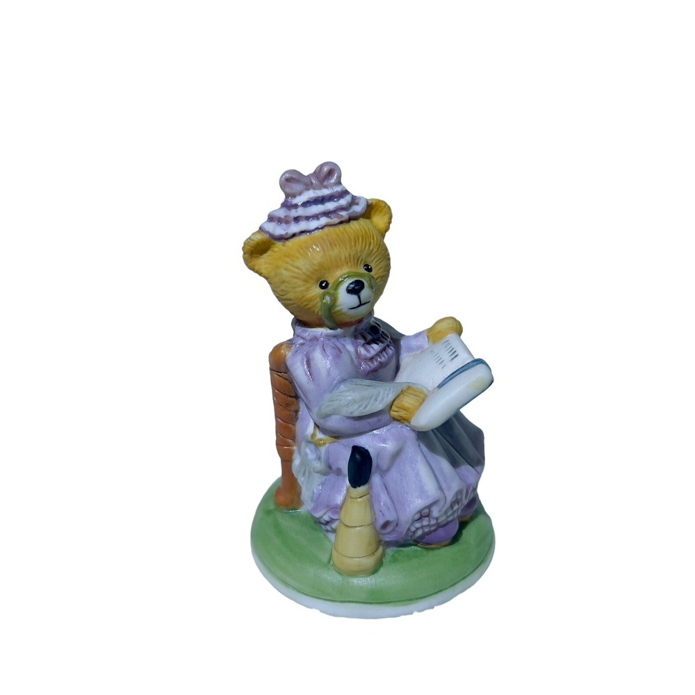 VTG '86 The Franklin Mint Fine‎ Porcelain 3.5" Harriet Teddington Bear Malaysia